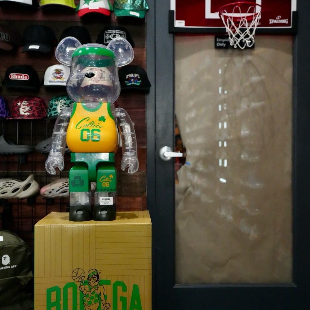 1000% Bearbrick - Boston Celtics Bodega Exclusive